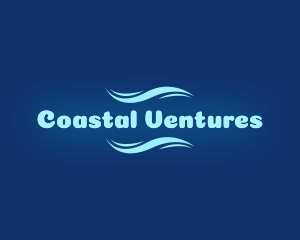 Blue Ocean Wave  logo design