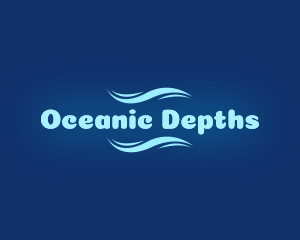 Blue Ocean Wave  logo design