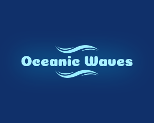 Blue Ocean Wave  logo design