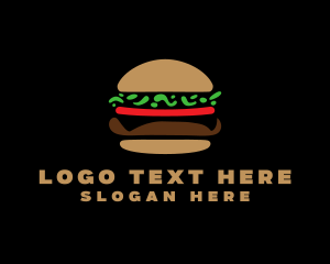 Fast Food Hamburger logo