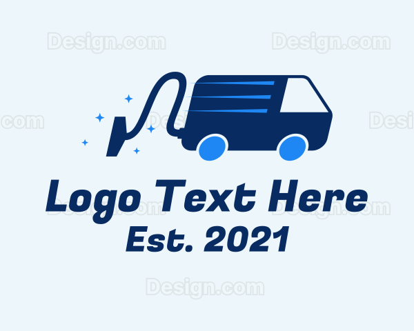 Vacuum Van Cleaner Logo