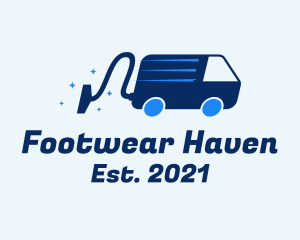 Vacuum Van Cleaner logo design