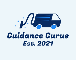 Vacuum Van Cleaner logo design