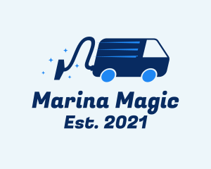 Vacuum Van Cleaner logo design