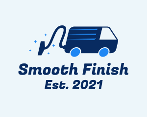 Vacuum Van Cleaner logo design