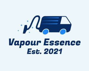 Vacuum Van Cleaner logo design