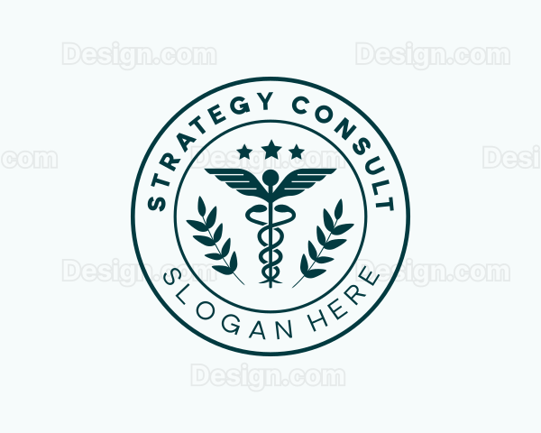 Medical Caduceus Staff Hospital Logo