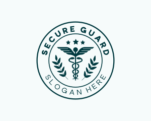 Medical Caduceus Staff Hospital Logo