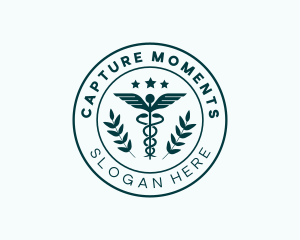 Medical Caduceus Staff Hospital logo