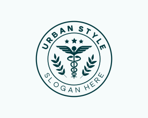 Medical Caduceus Staff Hospital logo