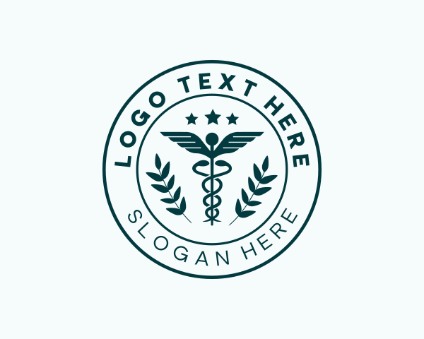 Medical Caduceus Staff Hospital logo