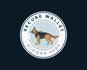 Police Security Dog logo design