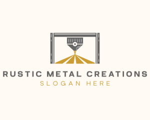 Mechanical Laser Metalworks logo design