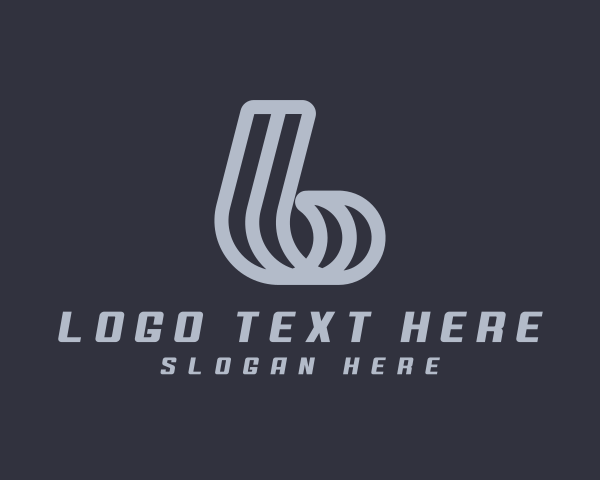 Monochrome logo example 4