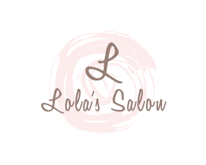 Watercolor Beauty Salon logo design