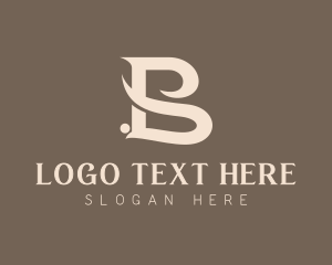 Alphabet Cursive Letter B logo