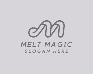 Brand Boutique Letter M logo design