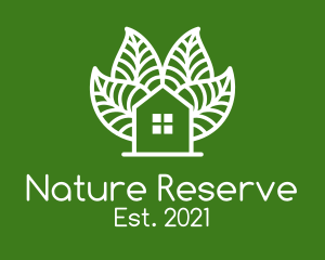 Natural House Garden logo design