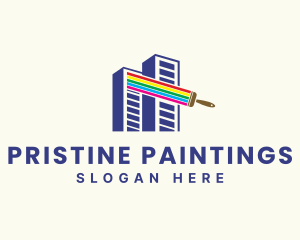 City Building Painting logo design