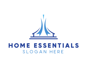 Architectural Tower Home logo design