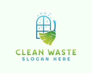 Clean Window Housekeeper logo design