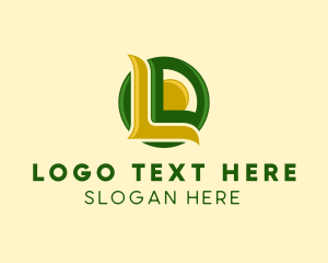 Organic Natural Letter L  logo
