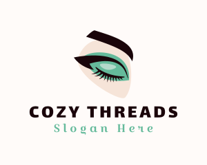 Eyeshadow Cosmetics Makeup logo design