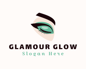 Eyeshadow Cosmetics Makeup logo design