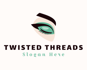 Eyeshadow Cosmetics Makeup logo design