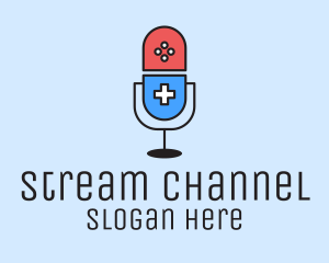 Controller Broadcast Stream logo design