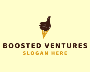 Ice Cream Thumb  logo design