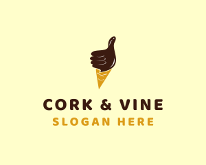 Ice Cream Thumb  logo design