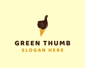 Ice Cream Thumb  logo design