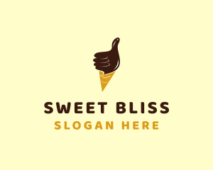 Ice Cream Thumb  logo design