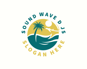 Tropical Island Travel  logo design