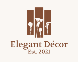 Floral Painting Decor logo design