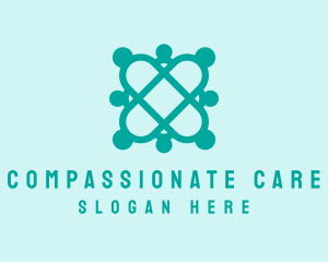 Green Humanitarian Charity logo design