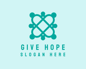 Green Humanitarian Charity logo design