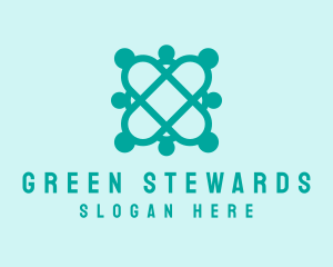 Green Humanitarian Charity logo design