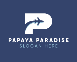 Airplane Pilot Travel logo design