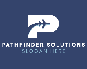 Airplane Pilot Travel logo design