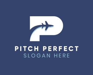 Airplane Pilot Travel logo design