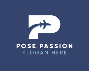 Airplane Pilot Travel logo design