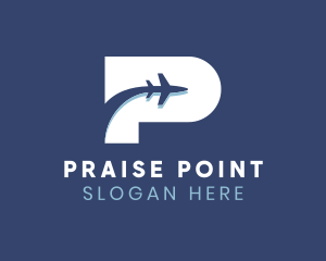 Airplane Pilot Travel logo design