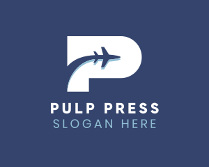 Airplane Pilot Travel logo design