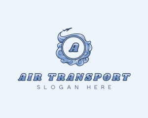 Cloud Travel Airplane logo design