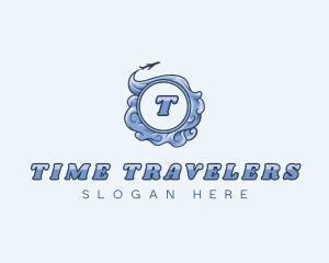 Cloud Travel Airplane logo design