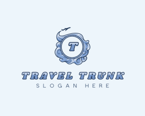 Cloud Travel Airplane logo design