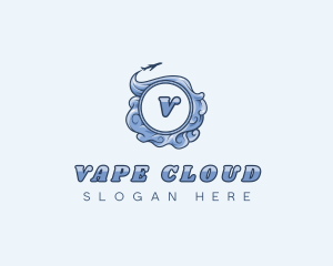 Cloud Travel Airplane logo design