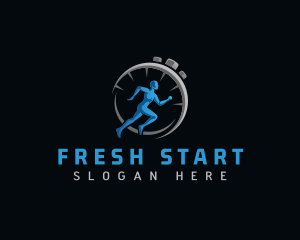 Stopwatch Fitness Runner logo